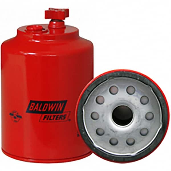 Baldwin Filters - 1 Thread 6-25/32" OAL x 4-1/4" OD Automotive Fuel/Water Separator Element - USA Tool & Supply