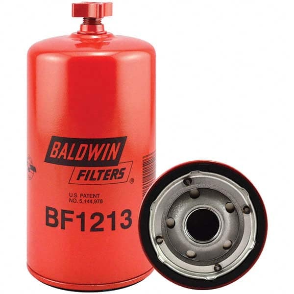 Baldwin Filters - 1 Thread 7-13/32" OAL x 3-11/16" OD Automotive Fuel/Water Separator Element - USA Tool & Supply