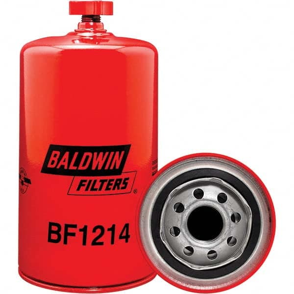 Baldwin Filters - 1 Thread 7-13/32" OAL x 3-11/16" OD Automotive Fuel/Water Separator Element - USA Tool & Supply