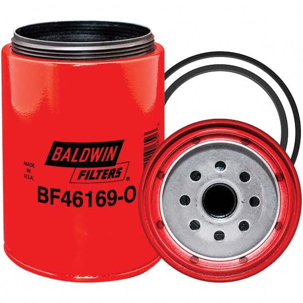 Baldwin Filters - 1 Thread 6-1/8" OAL x 4-7/32" OD Automotive Fuel/Water Separator Element - USA Tool & Supply