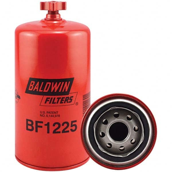 Baldwin Filters - 1 Thread 7-3/8" OAL x 3-11/16" OD Automotive Fuel/Water Separator Element - USA Tool & Supply