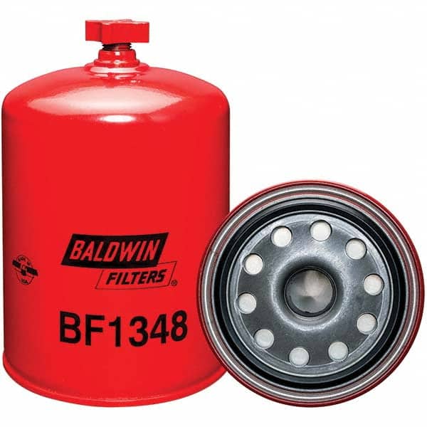 Baldwin Filters - 1 Thread 6-25/32" OAL x 4-5/16" OD Automotive Fuel/Water Separator Element - USA Tool & Supply