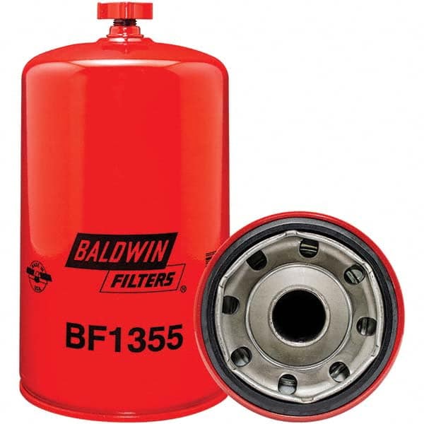 Baldwin Filters - 1-1/4 Thread 8-29/32" OAL x 4-11/16" OD Automotive Fuel/Water Separator Element - USA Tool & Supply