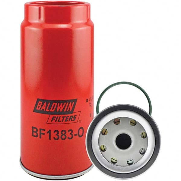 Baldwin Filters - 1 Thread 9-3/32" OAL x 4-9/32" OD Automotive Fuel/Water Separator Element - USA Tool & Supply