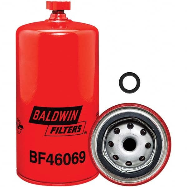 Baldwin Filters - 7-31/32" OAL x 3-23/32" OD Automotive Fuel/Water Separator Element - USA Tool & Supply