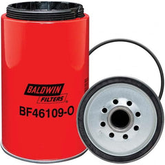 Baldwin Filters - 1 Thread 6-9/16" OAL x 4-17/32" OD Automotive Fuel/Water Separator Element - USA Tool & Supply