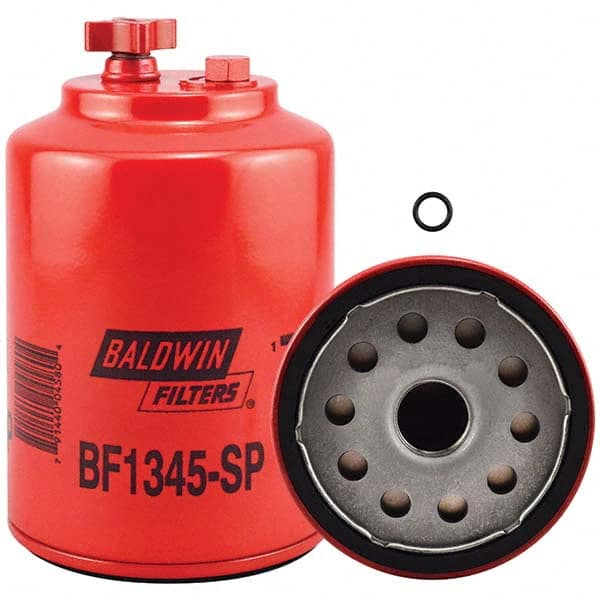 Baldwin Filters - 1 Thread 6-9/16" OAL x 4-1/4" OD Automotive Fuel/Water Separator Element - USA Tool & Supply
