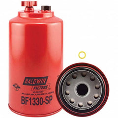 Baldwin Filters - 1 Thread 8-1/8" OAL x 4-9/32" OD Automotive Fuel/Water Separator Element - USA Tool & Supply