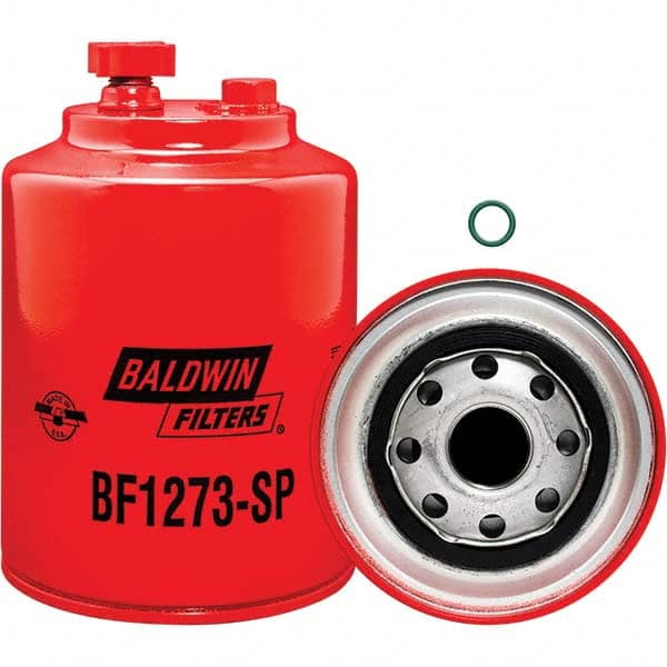 Baldwin Filters - 1 Thread 6-9/16" OAL x 4-1/4" OD Automotive Fuel/Water Separator Element - USA Tool & Supply