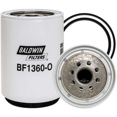 Baldwin Filters - 1 Thread 5-21/32" OAL x 4-9/32" OD Automotive Fuel/Water Separator Element - USA Tool & Supply