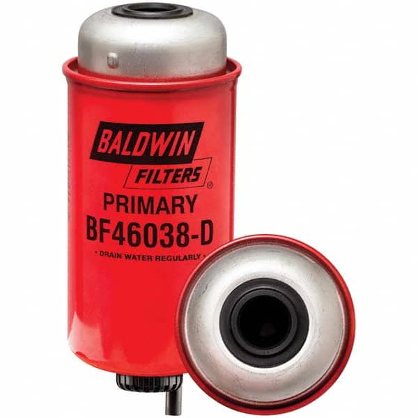 Baldwin Filters - 7-5/32" OAL x 3-9/32" OD Automotive Fuel/Water Separator Element - USA Tool & Supply