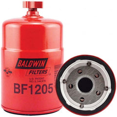 Baldwin Filters - 1 Thread 6-1/16" OAL x 3-11/16" OD Automotive Fuel/Water Separator Element - USA Tool & Supply
