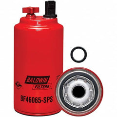 Baldwin Filters - 1 Thread 8-3/8" OAL x 3-21/32" OD Automotive Fuel/Water Separator Element - USA Tool & Supply