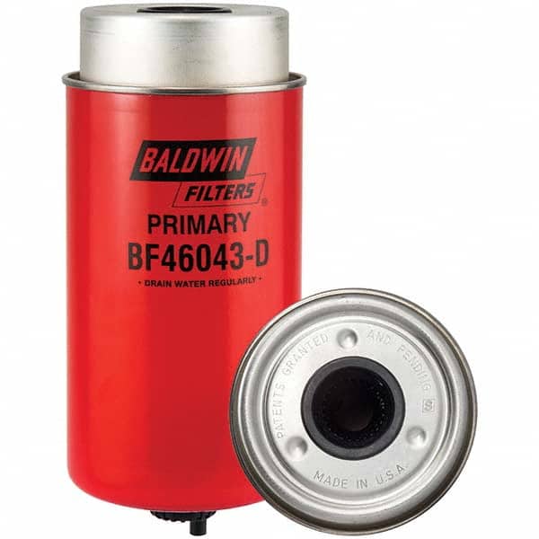 Baldwin Filters - 10-1/4" OAL x 4-7/32" OD Automotive Fuel/Water Separator Element - USA Tool & Supply
