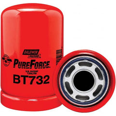 Baldwin Filters - 1-3/8 Thread 6-1/8" OAL x 3-3/4" OD Automotive Hydraulic Filter - USA Tool & Supply