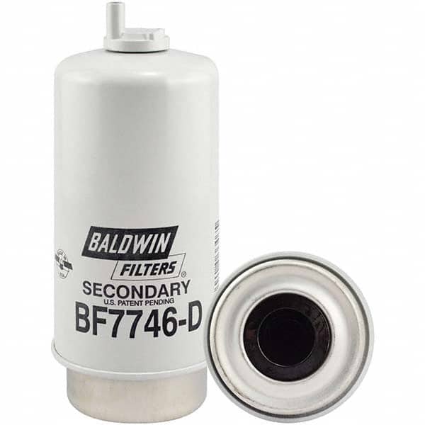 Baldwin Filters - 7-5/8" OAL x 3-9/32" OD Automotive Fuel/Water Separator Element - USA Tool & Supply