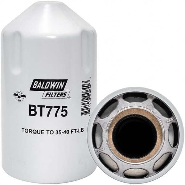 Baldwin Filters - 3 Thread 8-13/16" OAL x 5" OD Automotive Hydraulic Filter - USA Tool & Supply