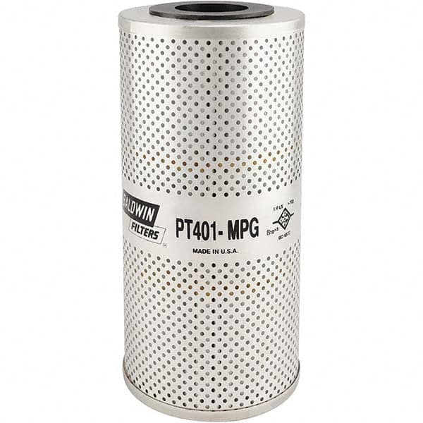 Baldwin Filters - 9-1/8" OAL x 4-1/2" OD Automotive Hydraulic Filter - USA Tool & Supply