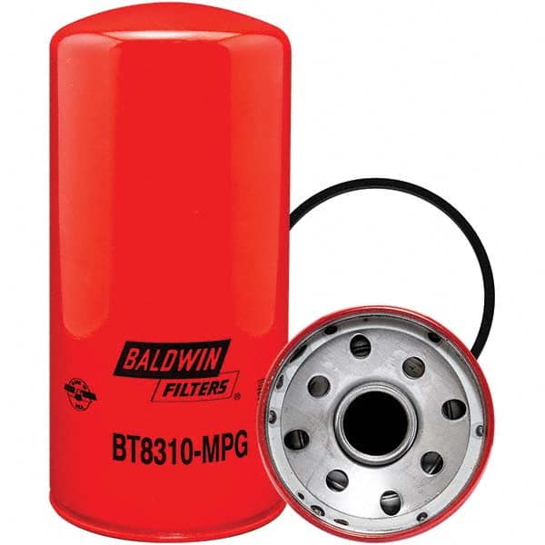 Baldwin Filters - 1-1/2 Thread 10-3/4" OAL x 5-1/16" OD Automotive Hydraulic Filter - USA Tool & Supply