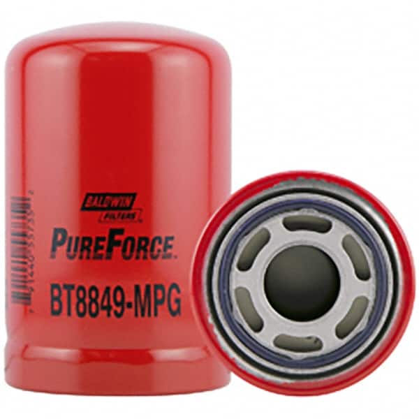 Baldwin Filters - 1-3/8 Thread 6-3/32" OAL x 3-3/4" OD Automotive Hydraulic Filter - USA Tool & Supply