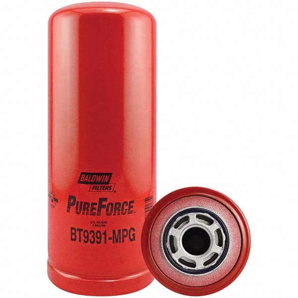 Baldwin Filters - 1-3/8 Thread 11-17/32" OAL x 4-23/32" OD Automotive Hydraulic Filter - USA Tool & Supply