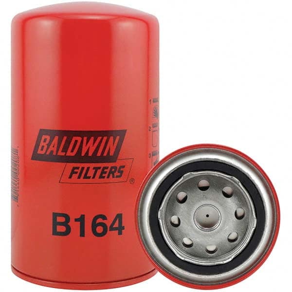Baldwin Filters - 5/8 Thread 6-5/8" OAL x 3-11/16" OD Automotive Oil Filter - USA Tool & Supply