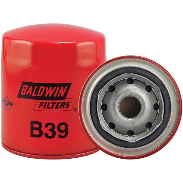 Baldwin Filters - 13/16 Thread 4-3/8" OAL x 3-11/16" OD Automotive Oil Filter - USA Tool & Supply