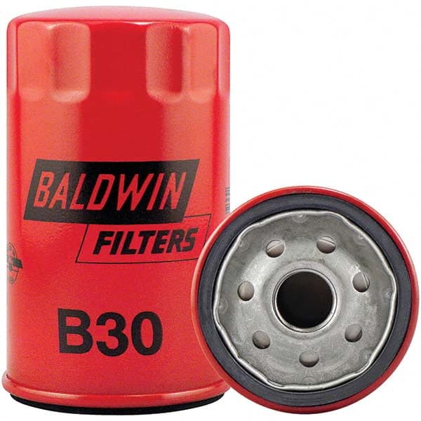Baldwin Filters - 13/16 Thread 5-1/8" OAL x 3" OD Automotive Oil Filter - USA Tool & Supply