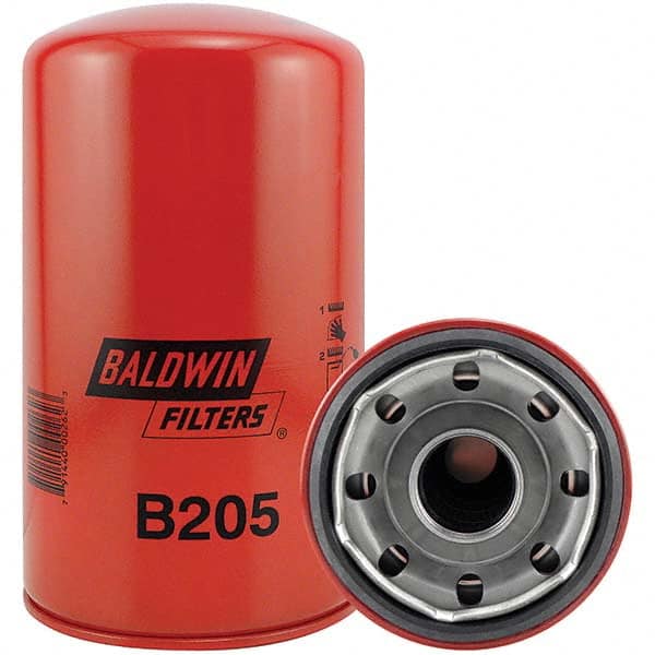 Baldwin Filters - 1-1/2 Thread 8-3/32" OAL x 4-21/32" OD Automotive Oil Filter - USA Tool & Supply