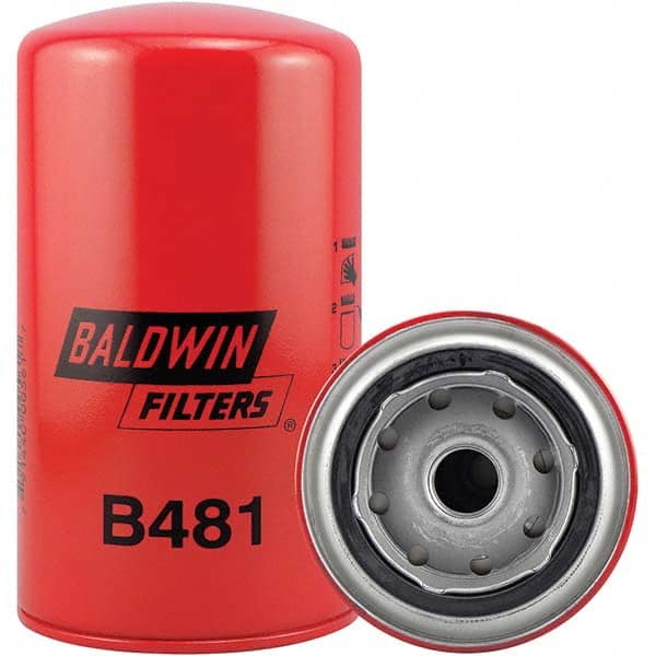 Baldwin Filters - 3/4 Thread 6-5/8" OAL x 3-11/16" OD Automotive Oil Filter - USA Tool & Supply