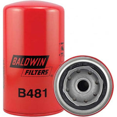 Baldwin Filters - 3/4 Thread 6-5/8" OAL x 3-11/16" OD Automotive Oil Filter - USA Tool & Supply