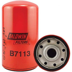 Baldwin Filters - 1-1/8 Thread 7-11/32" OAL x 4-1/4" OD Automotive Oil Filter - USA Tool & Supply