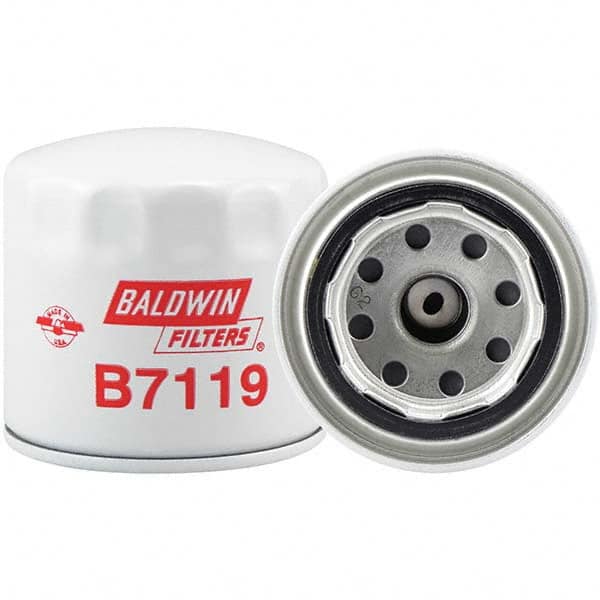Baldwin Filters - 3/4 Thread 3-5/32" OAL x 3-1/4" OD Automotive Oil Filter - USA Tool & Supply