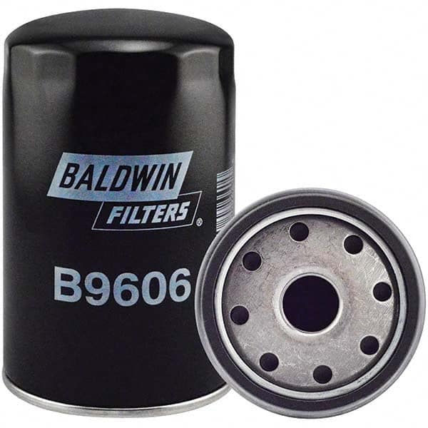Baldwin Filters - 1-1/8 Thread 7-5/16" OAL x 4-1/2" OD Automotive Oil Filter - USA Tool & Supply