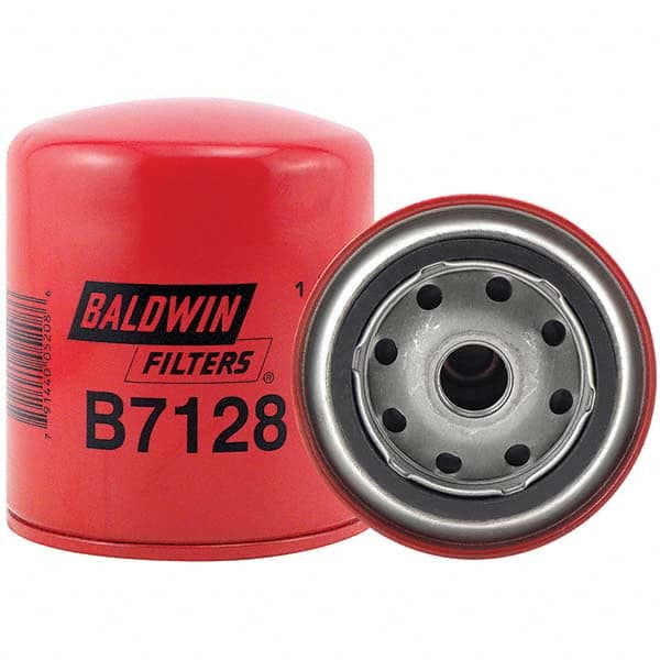 Baldwin Filters - 3/4 Thread 4-7/16" OAL x 3-11/16" OD Automotive Oil Filter - USA Tool & Supply
