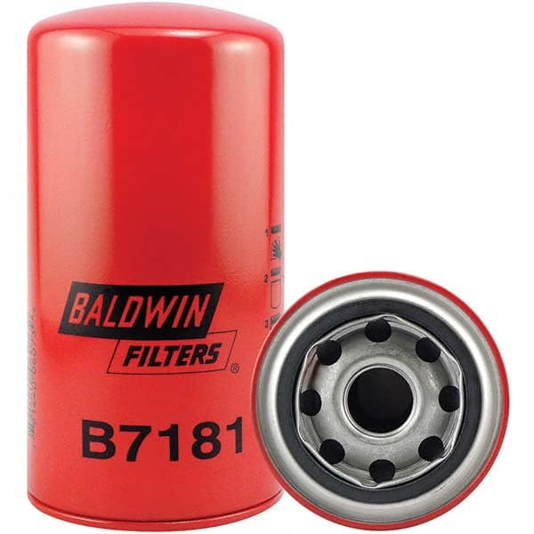 Baldwin Filters - 1 Thread 7-1/8" OAL x 3-11/16" OD Automotive Oil Filter - USA Tool & Supply