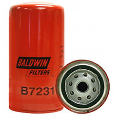 Baldwin Filters - 3/4 Thread 7-1/8" OAL x 3-11/16" OD Automotive Oil Filter - USA Tool & Supply