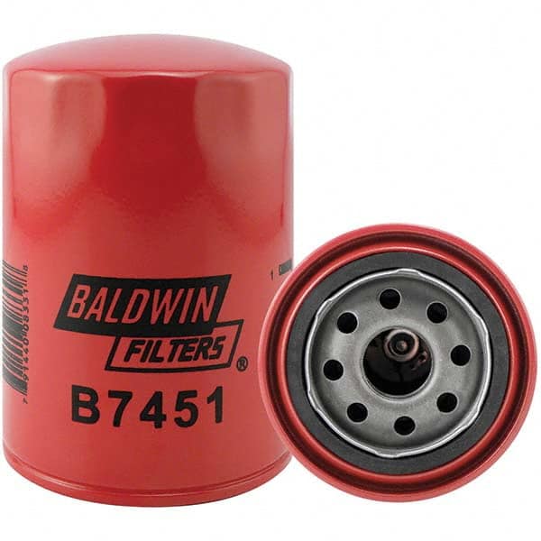 Baldwin Filters - M24 x 2.0 Thread 5-1/8" OAL x 3-21/32" OD Automotive Oil Filter - USA Tool & Supply