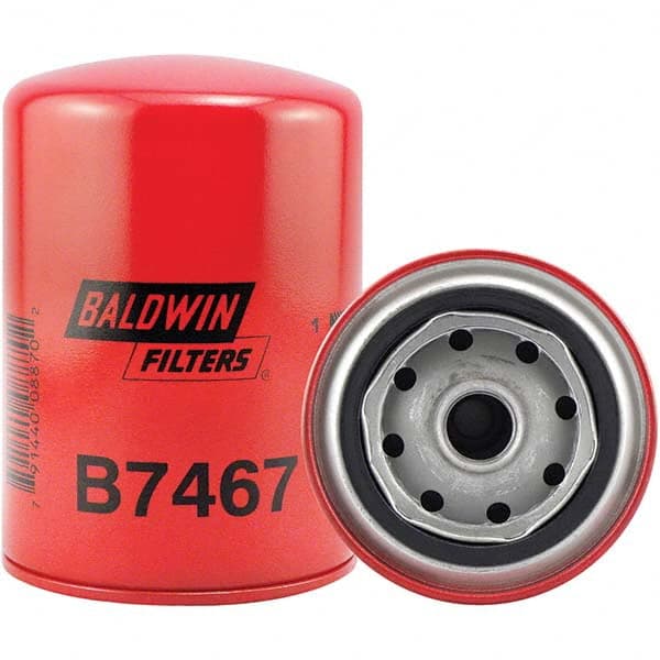 Baldwin Filters - 3/4 Thread 5-3/8" OAL x 3-11/16" OD Automotive Oil Filter - USA Tool & Supply