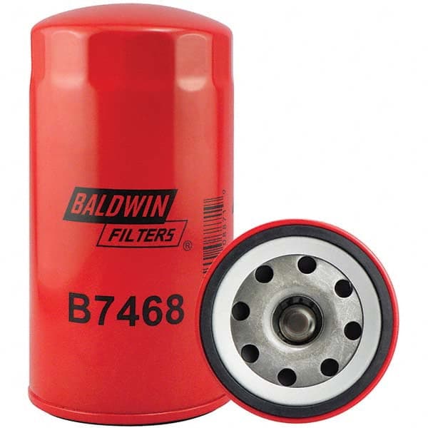 Baldwin Filters - 1-1/8 Thread 8-11/32" OAL x 4-3/8" OD Automotive Oil Filter - USA Tool & Supply