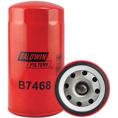 Baldwin Filters - 1-1/8 Thread 8-11/32" OAL x 4-3/8" OD Automotive Oil Filter - USA Tool & Supply