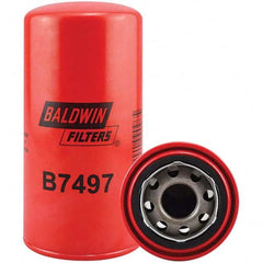 Baldwin Filters - 1-1/8 Thread 7-1/8" OAL x 3-5/8" OD Automotive Oil Filter - USA Tool & Supply