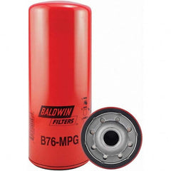 Baldwin Filters - 1-1/8 Thread 10-7/16" OAL x 4-1/4" OD Automotive Oil Filter - USA Tool & Supply
