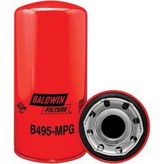 Baldwin Filters - 1-5/8 Thread 9-15/16" OAL x 4-21/32" OD Automotive Oil Filter - USA Tool & Supply