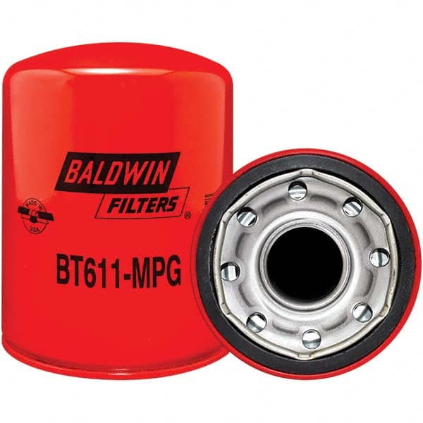 Baldwin Filters - 1-1/4 Thread 6-9/32" OAL x 4-5/8" OD Automotive Oil Filter - USA Tool & Supply