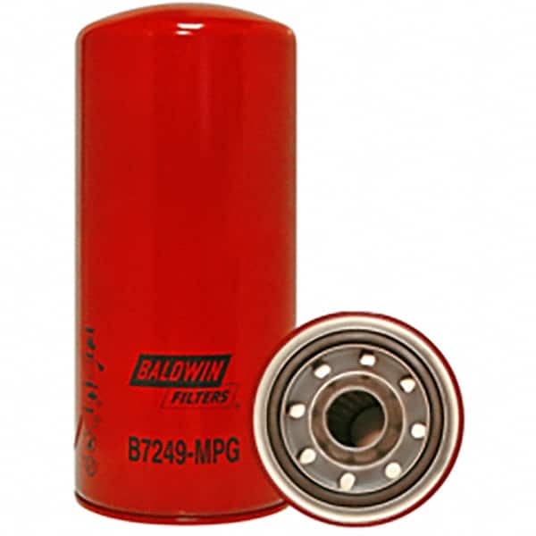 Baldwin Filters - 1-1/2 Thread 12-3/32" OAL x 5-3/8" OD Automotive Oil Filter - USA Tool & Supply