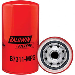 Baldwin Filters - 3/4 Thread 7-1/8" OAL x 3-11/16" OD Automotive Oil Filter - USA Tool & Supply
