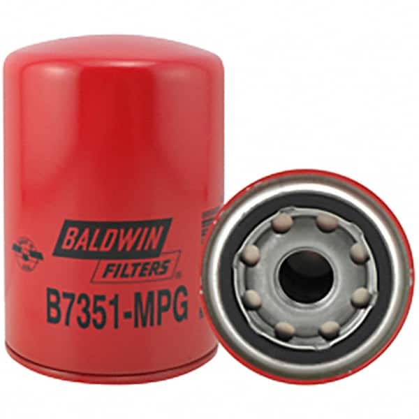 Baldwin Filters - 1 Thread 5-3/8" OAL x 3-11/16" OD Automotive Oil Filter - USA Tool & Supply