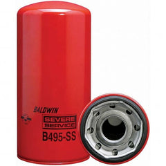 Baldwin Filters - 1-5/8 Thread 9-15/16" OAL x 4-21/32" OD Automotive Oil Filter - USA Tool & Supply