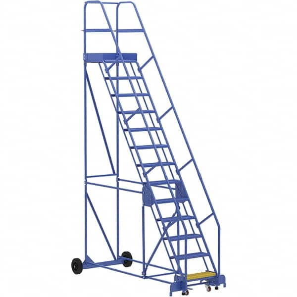 Vestil - 166" High 350 Lb Capacity 13 Step Ladder - USA Tool & Supply